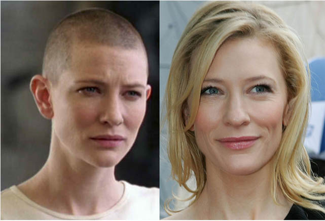 Women Celebrities With Shaved Heads 